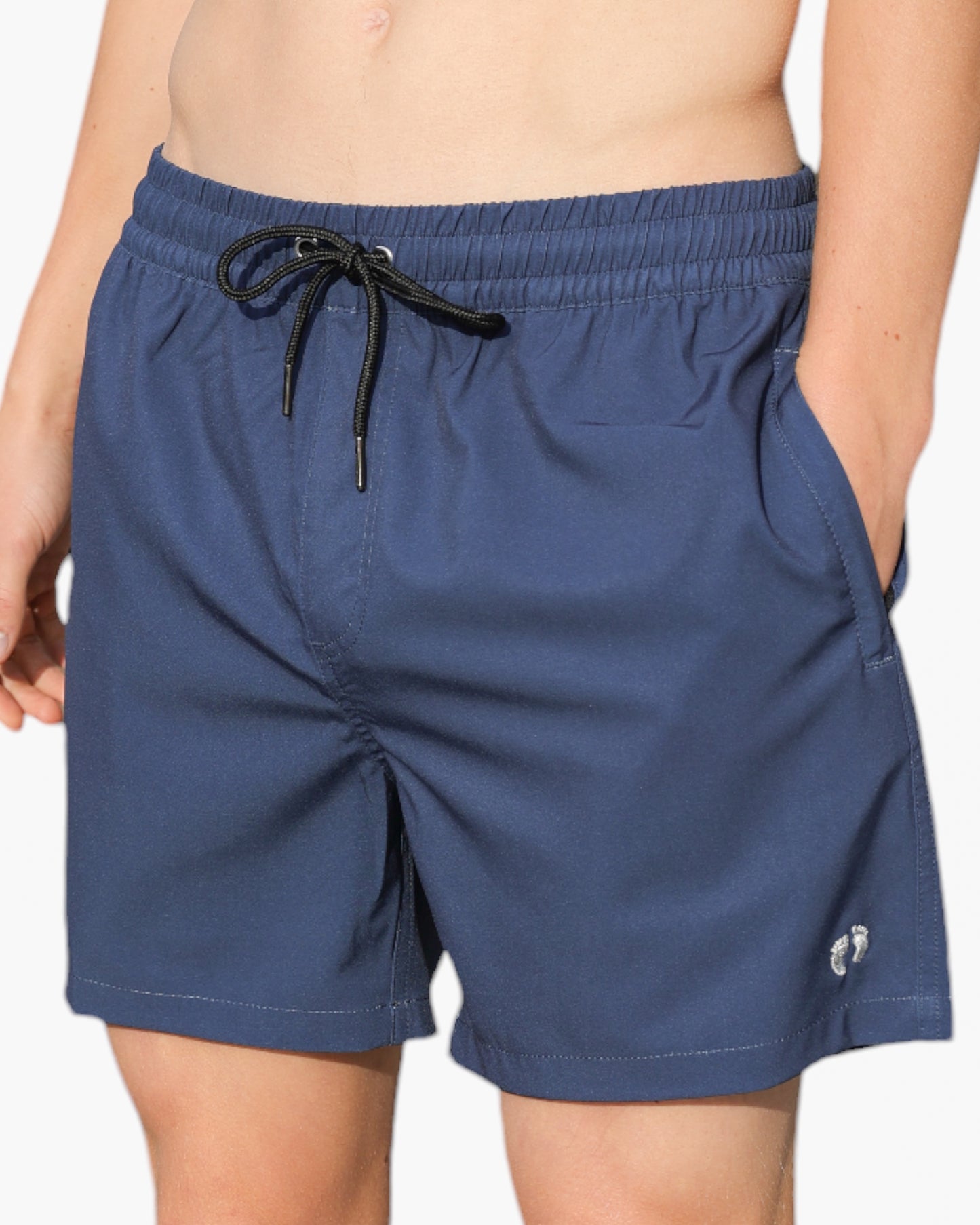 Swim hybrid shorts with inner tights - Navy
