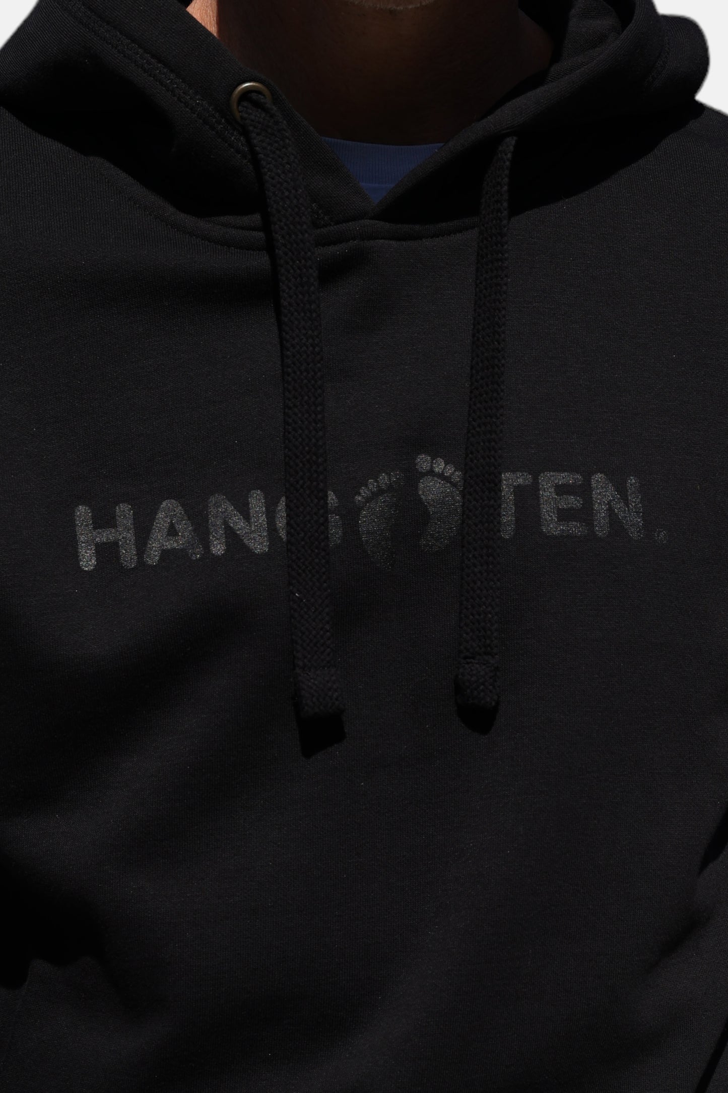 Hang Ten Classic Logo Kapuzenpullover – Schwarz