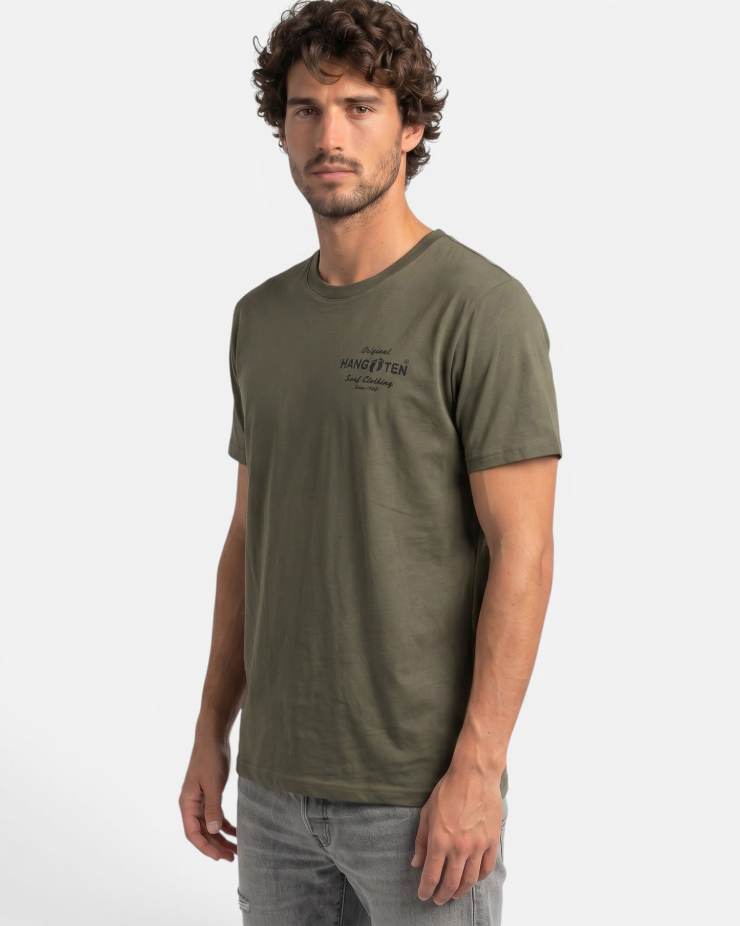Original Logo T-shirt – Grøn Khaki