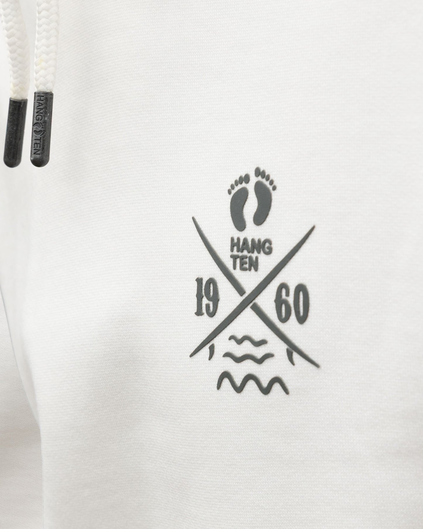 Cross Board Retro Organic Cotton Hoodie - Off White