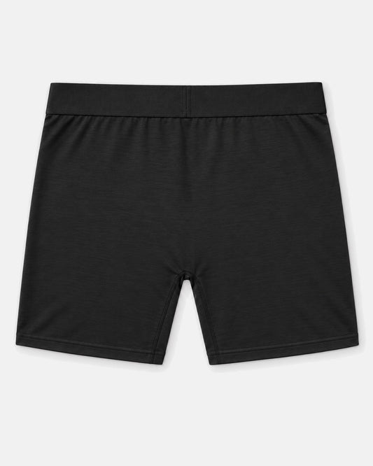 Hang Ten Bamboo Boxers Black back flatlay