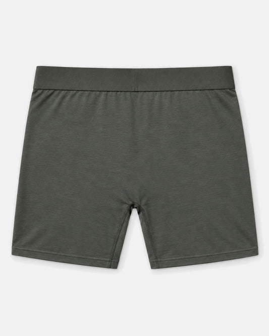 Hang Ten Bamboo Boxers Green back flatlay