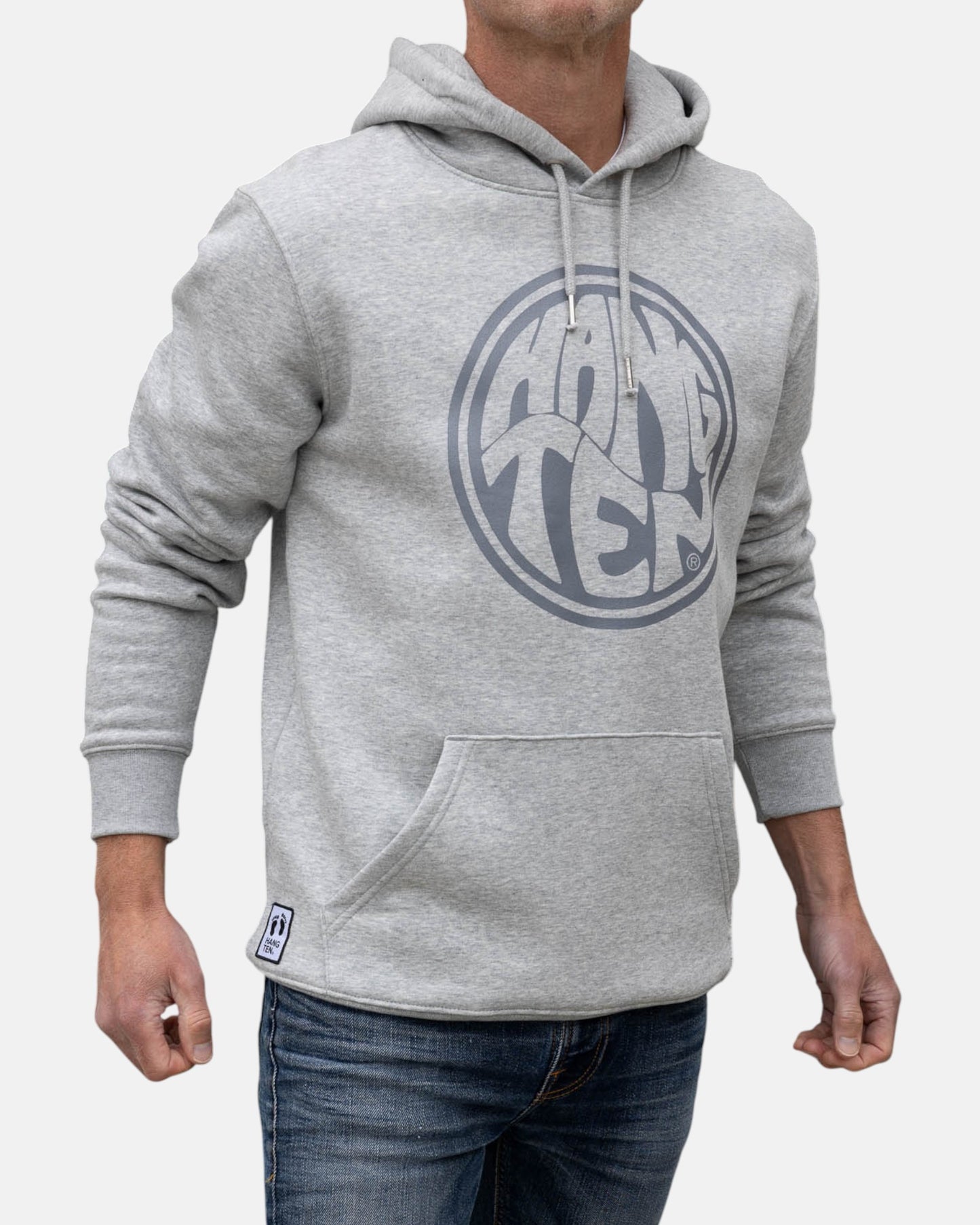 Hang Ten Surfer Hoodie - Grey