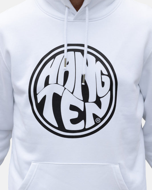 Hang Ten Surfer Hoodie - White
