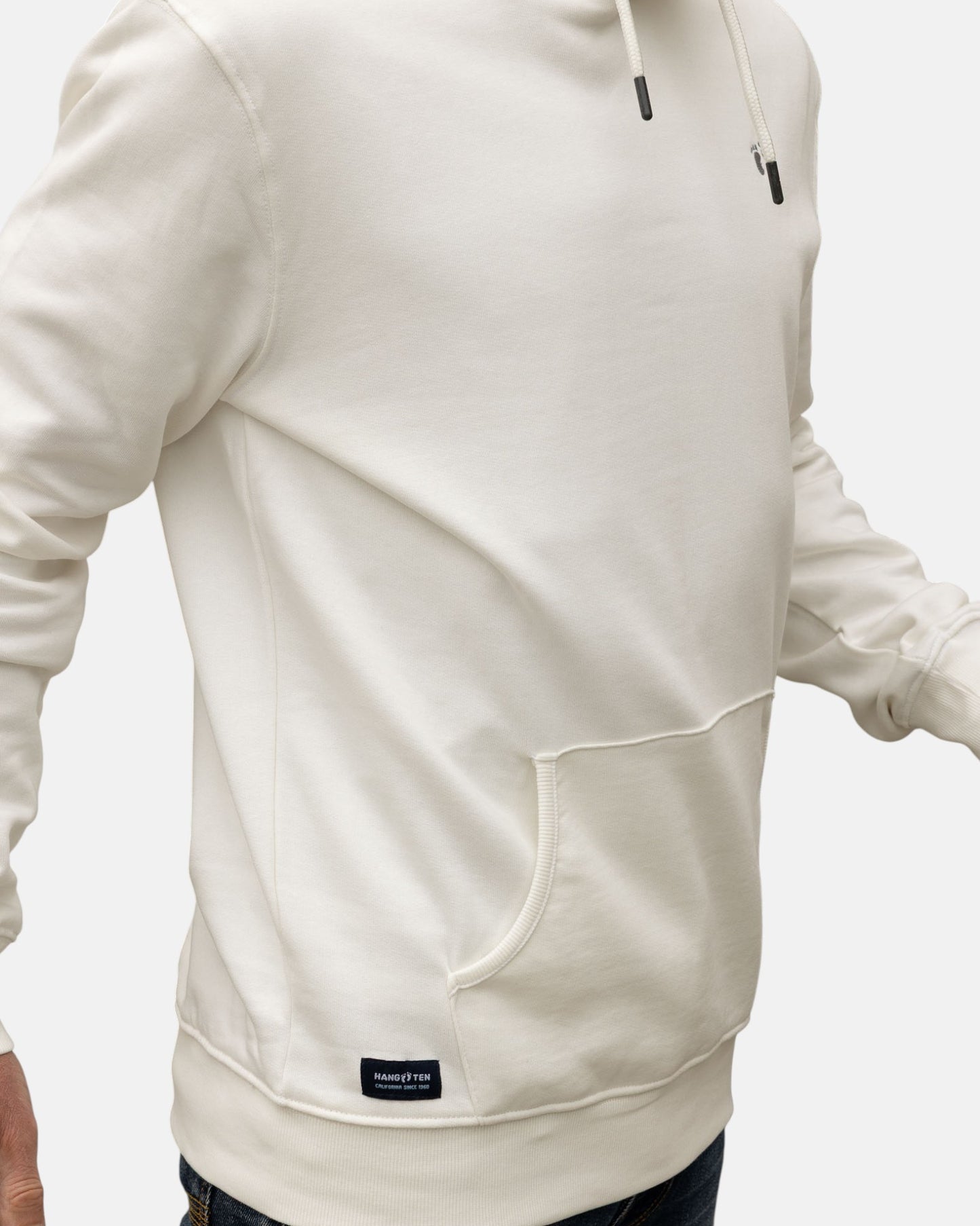 Icon Feet Organic Cotton Hoodie - Off White
