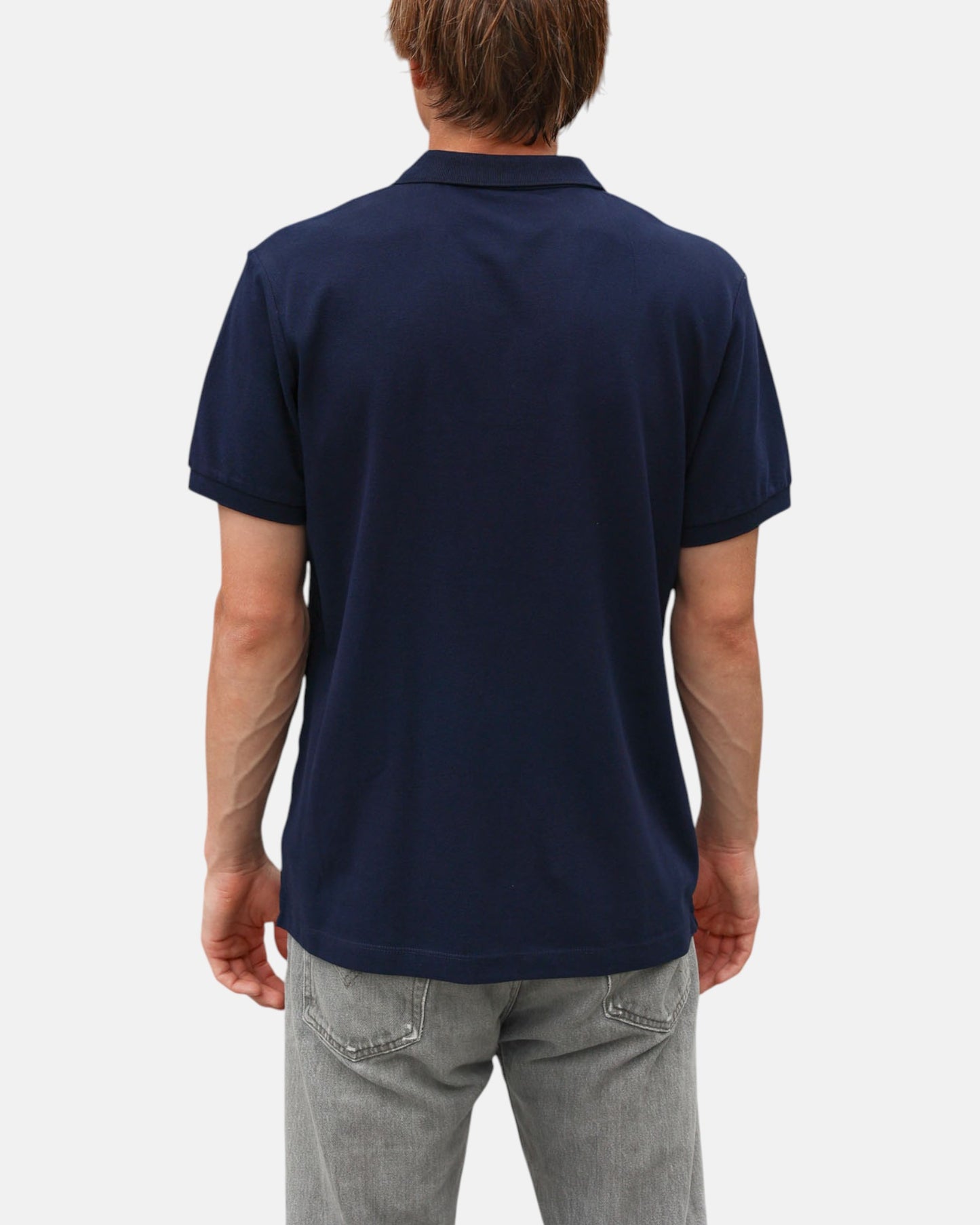 Icon Organic Cotton Polo Shirt - French Navy