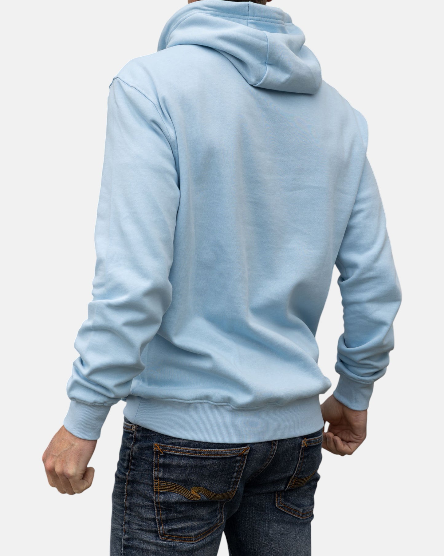Icon Feet Organic Cotton Hoodie - Powder Blue