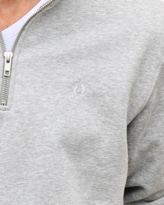 Icon Q-Zip Sweatshirt - Heather Grey