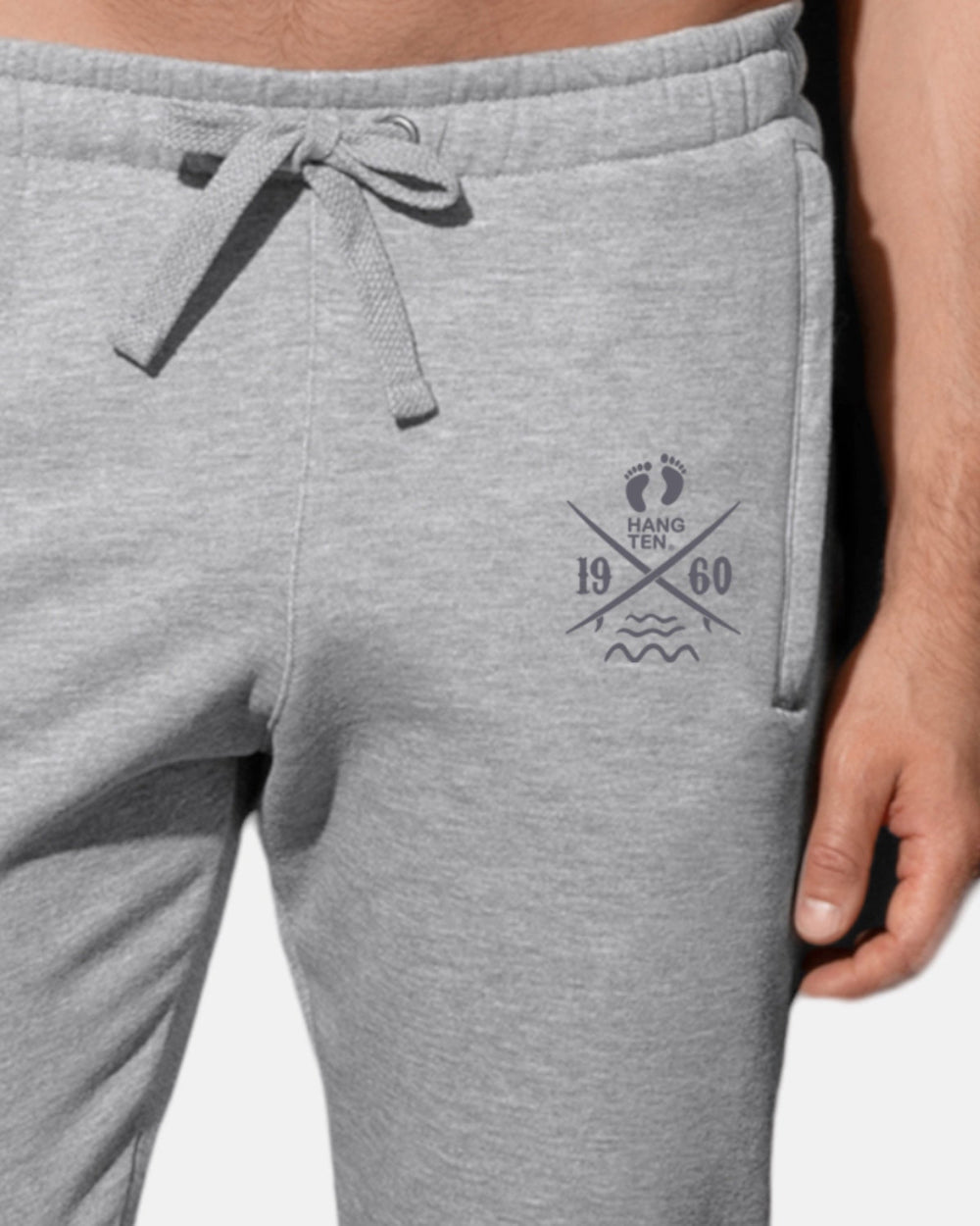 Cross Boards Sweatpants - Grey melange - SweatpantsHang Ten