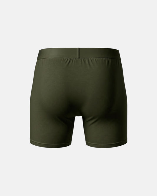 Hang Ten Bamboo Boxers i grönt – baksida av boxerkalsonger