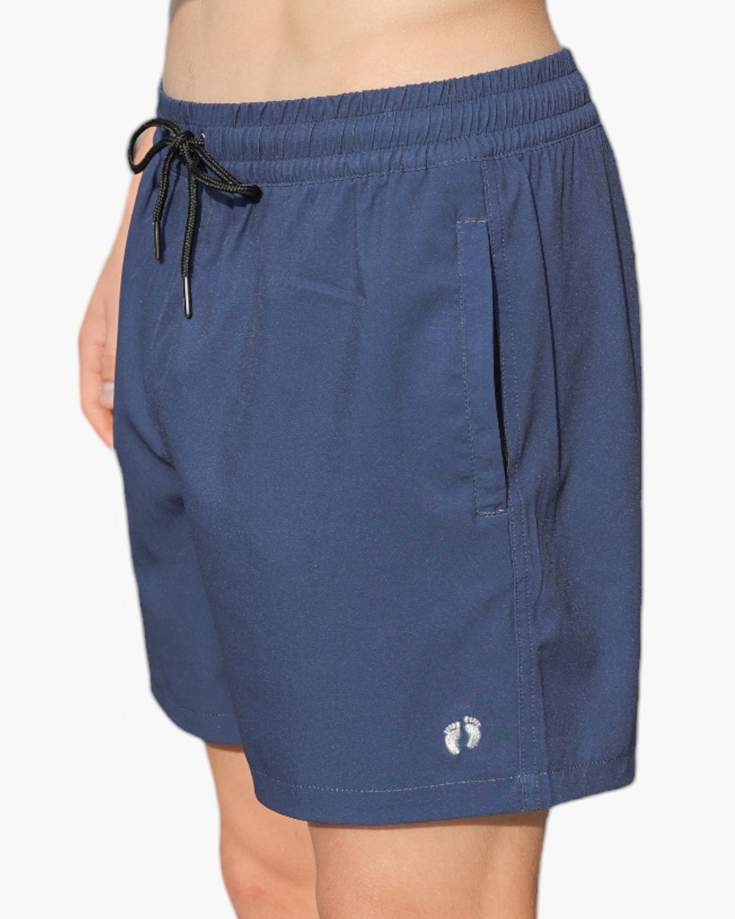 Swim hybrid shorts with inner tights - Navy
