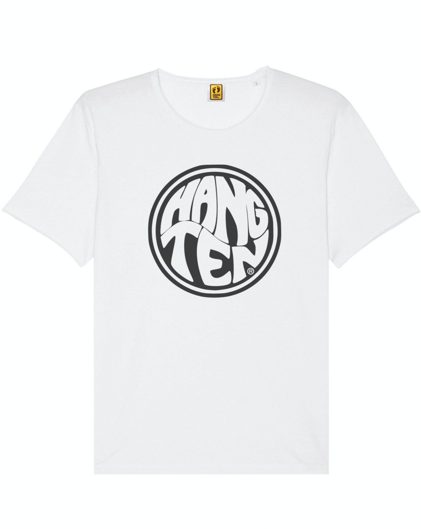 T-shirt de surfeur Hang Ten Raw - Blanc