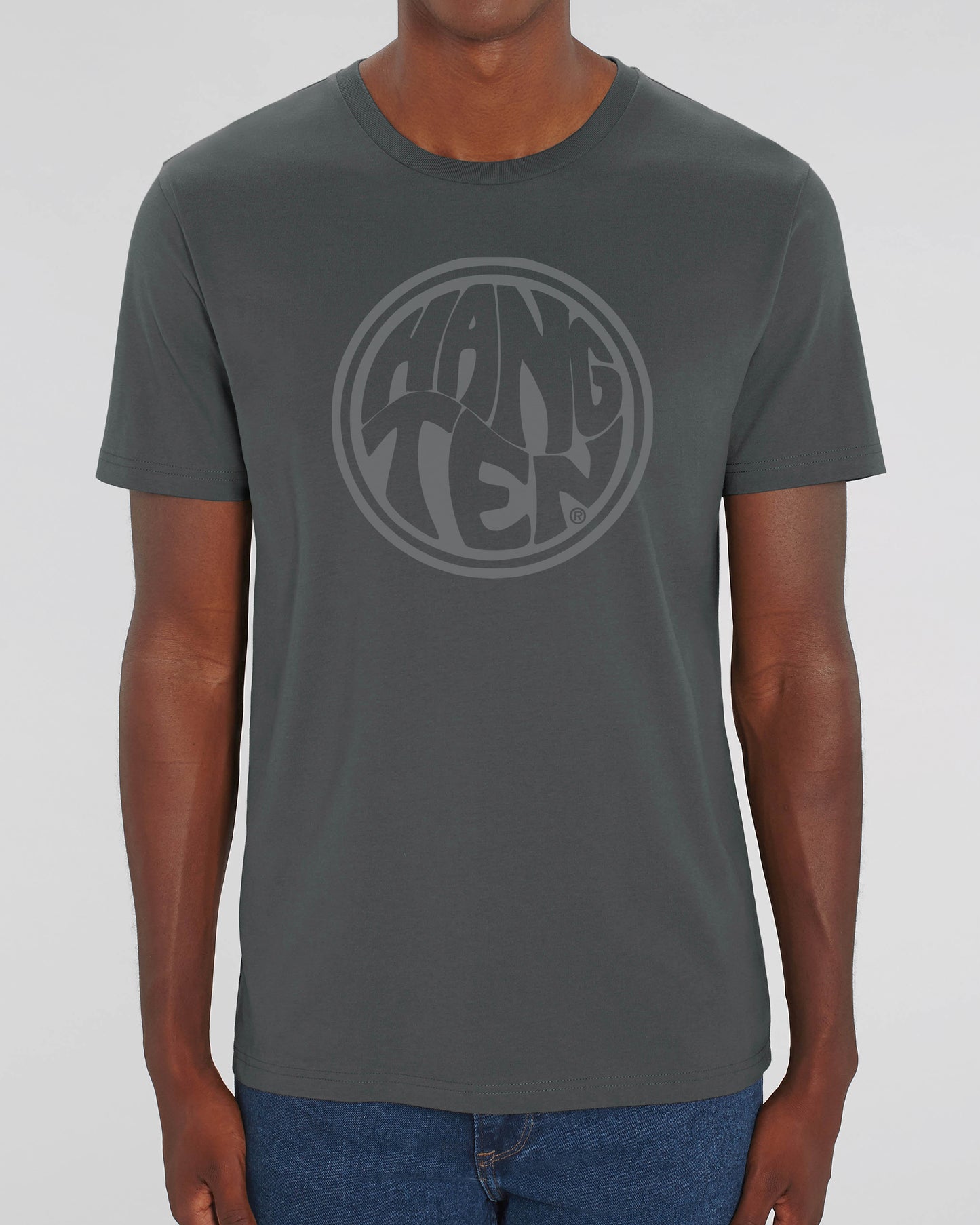 Hang Ten Surfer T-Shirt – Anthrazitgrau