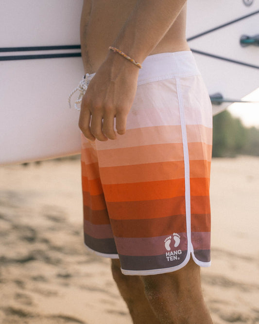 Red Stripes Boardshorts 16,5 - BoardshortsHang Ten