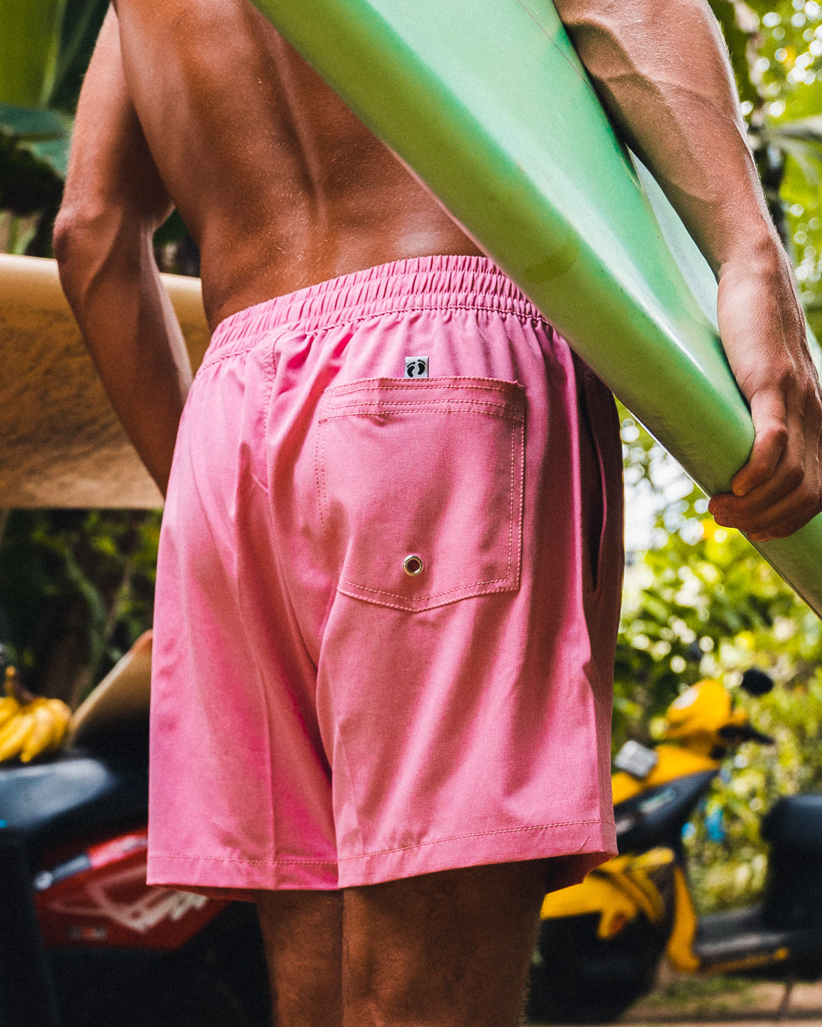 Swim shorts with inner breif