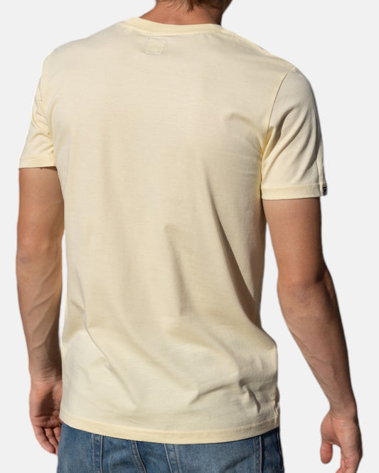 Icon logo t-shirt in 100% organic cotton - Light yellow
