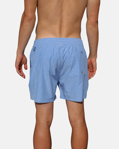 Shorts de bain avec slip intérieur - Bleu