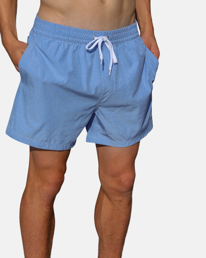 Shorts de bain avec slip intérieur - Bleu