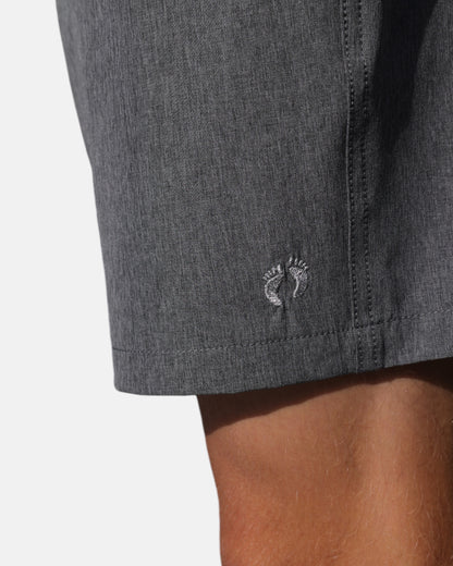 Badeshorts mit Innenhose – Dunkelgrau
