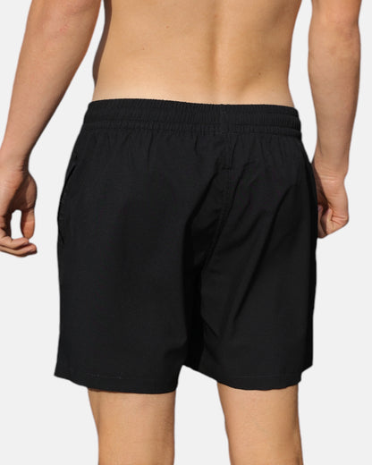 Bade-Hybrid-Shorts mit Innentights – Schwarz