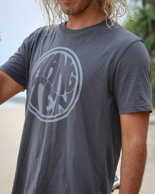 Hang Ten Surfer T-Shirt – Anthrazitgrau