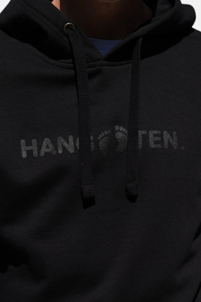 Hang Ten Classic Logo Kapuzenpullover – Schwarz