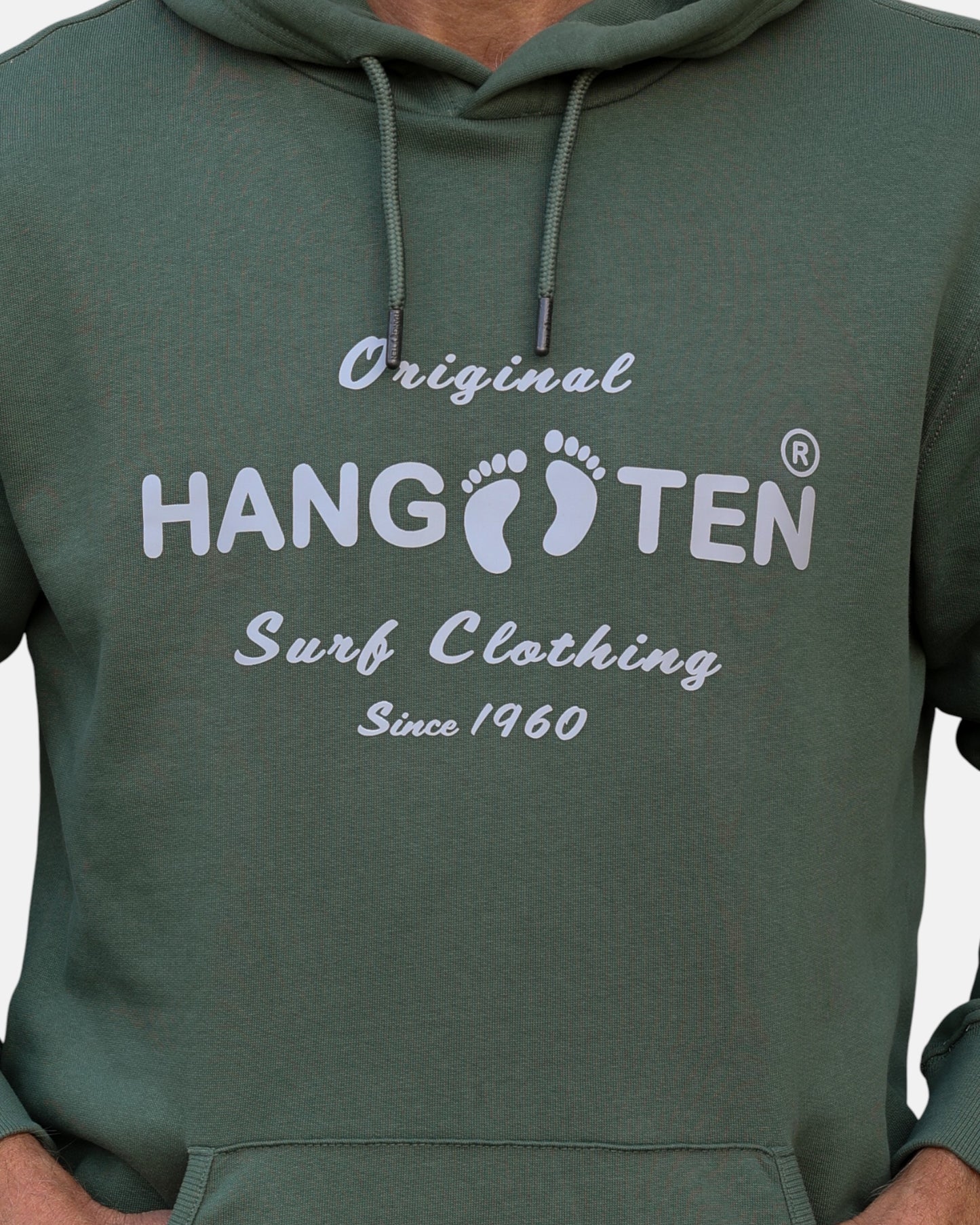 Classic Logo Organic Cotton Hoodie - Laurel Wreath