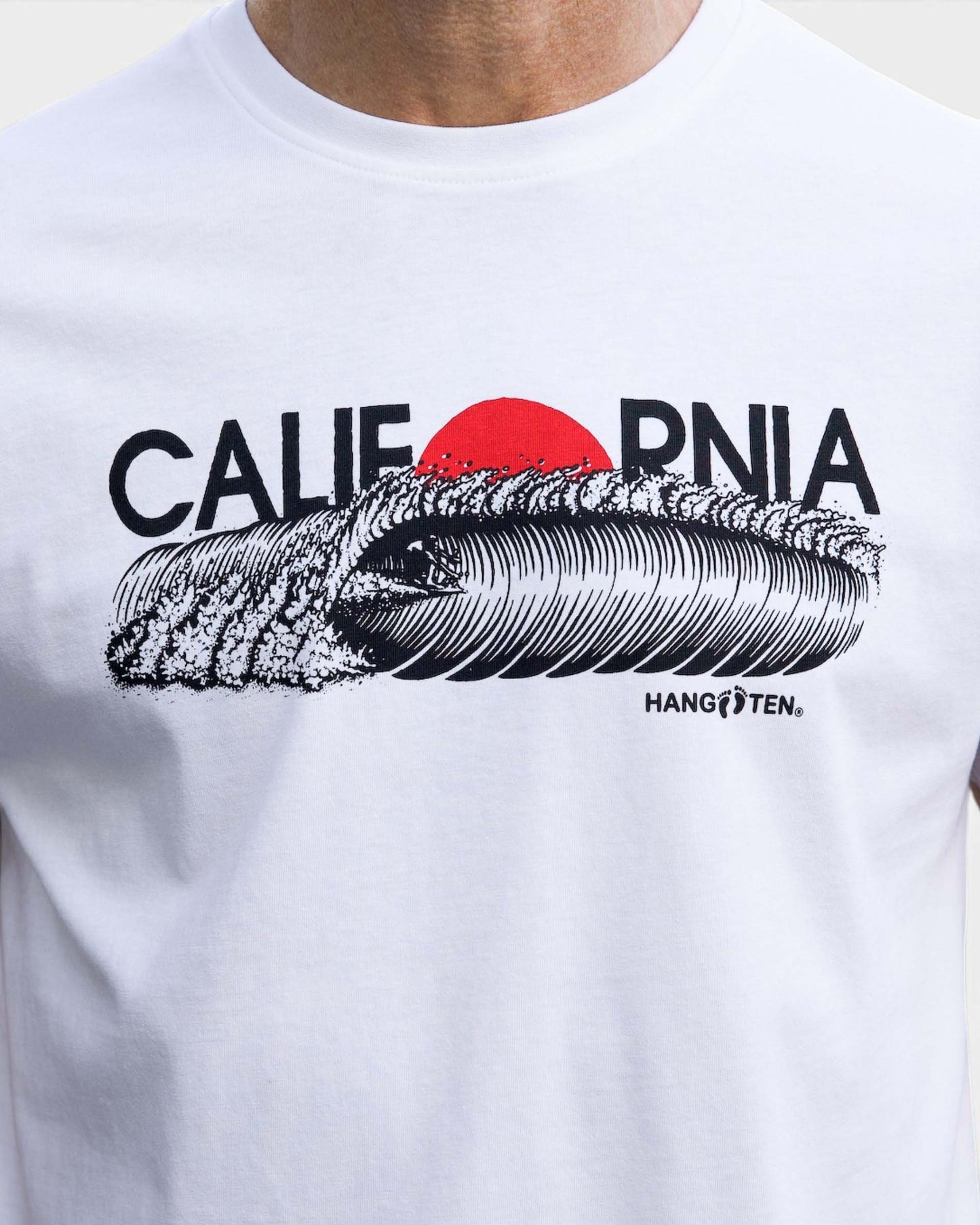 California T-shirt – Hvid
