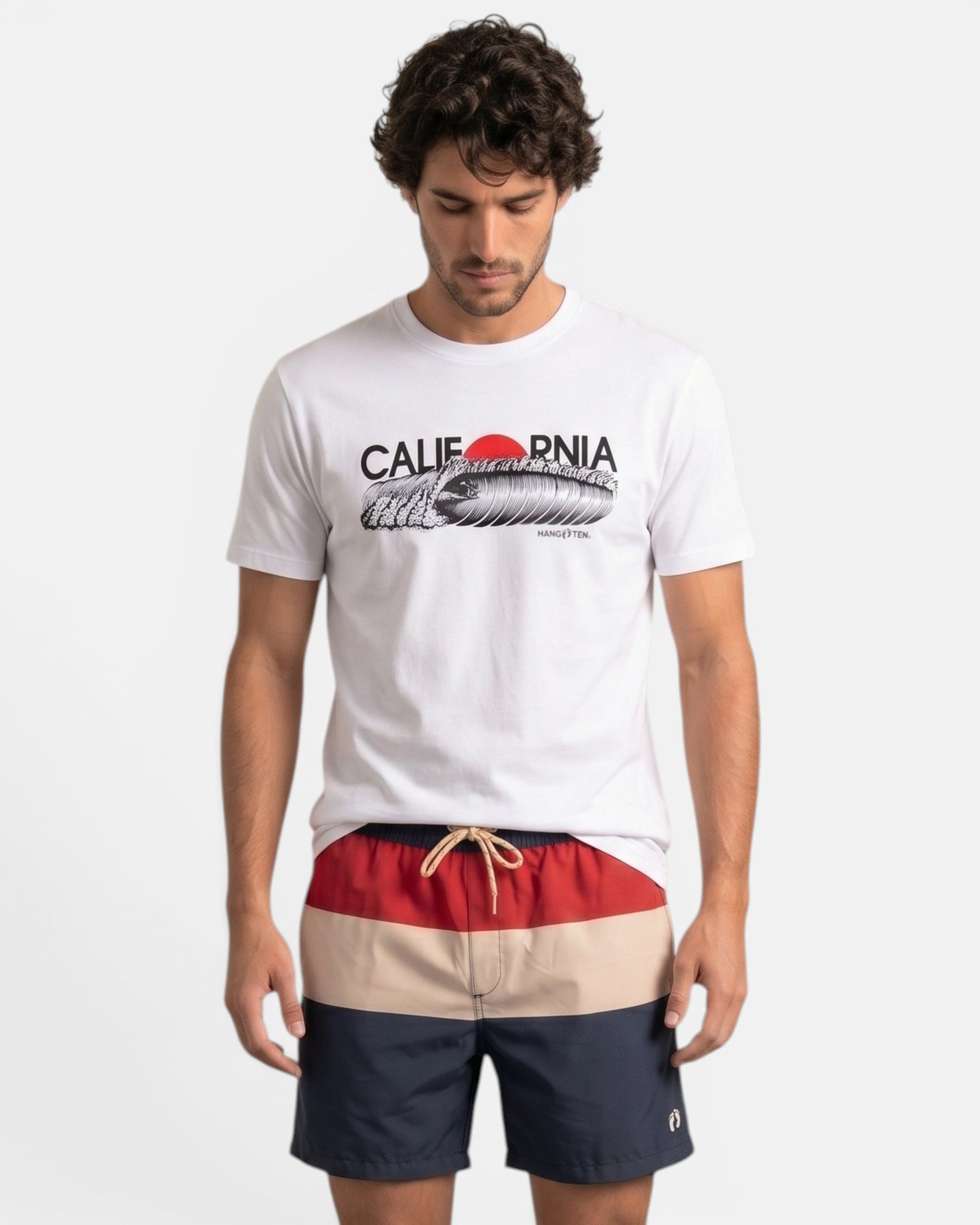 California T-shirt – Hvid
