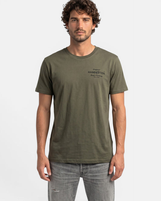 Original Logo T-shirt – Green Khaki