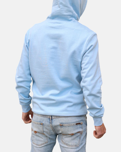 Classic Logo Organic Cotton Hoodie - Powder Blue