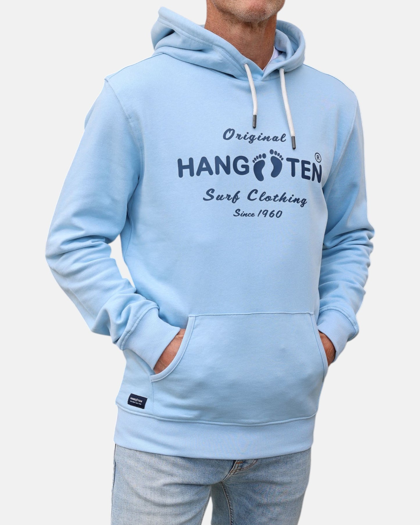 Classic Logo Organic Cotton Hoodie - Powder Blue