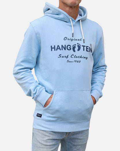 Classic Logo Organic Cotton Hoodie - Powder Blue