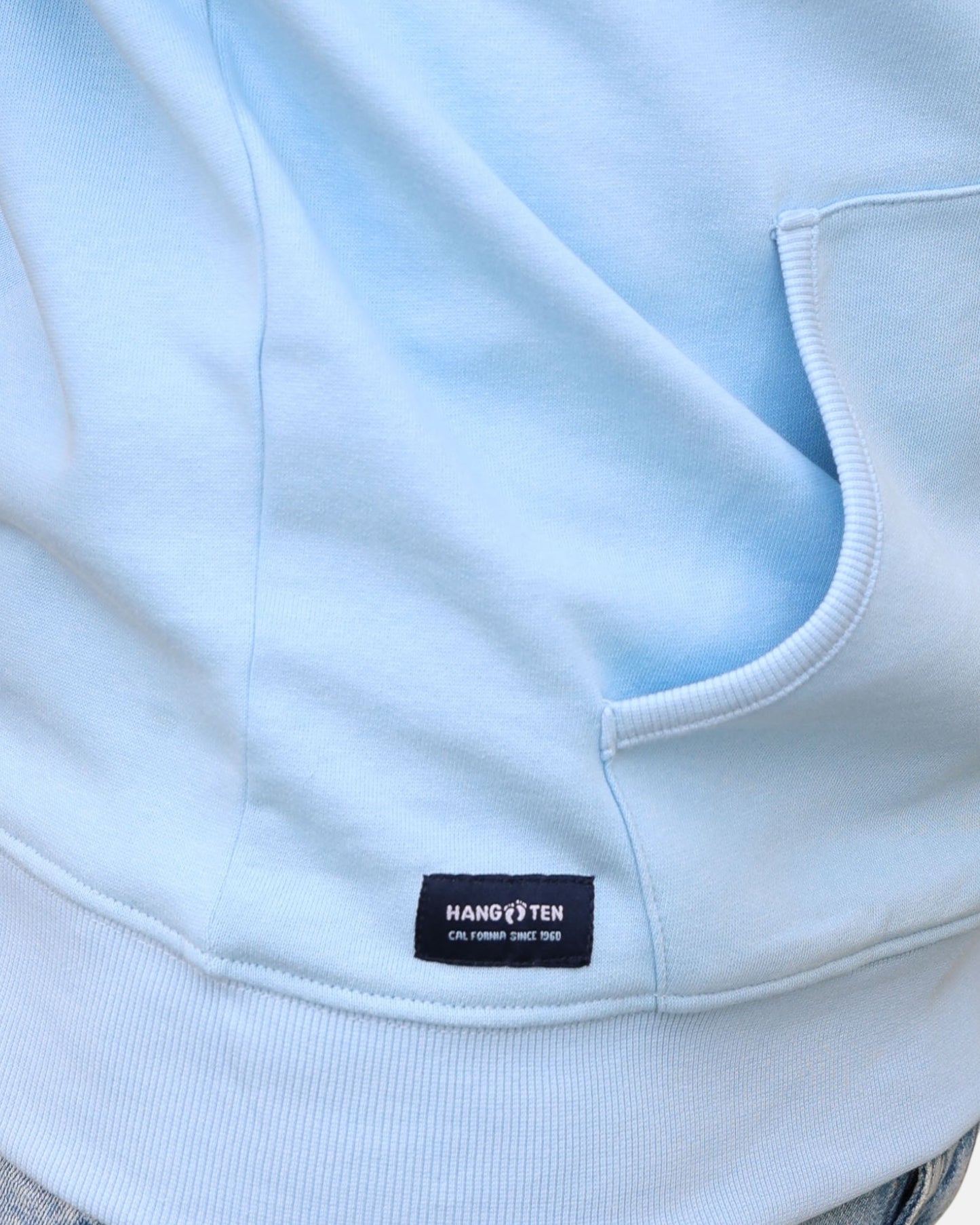 Classic Logo Organic Cotton Hoodie - Powder Blue