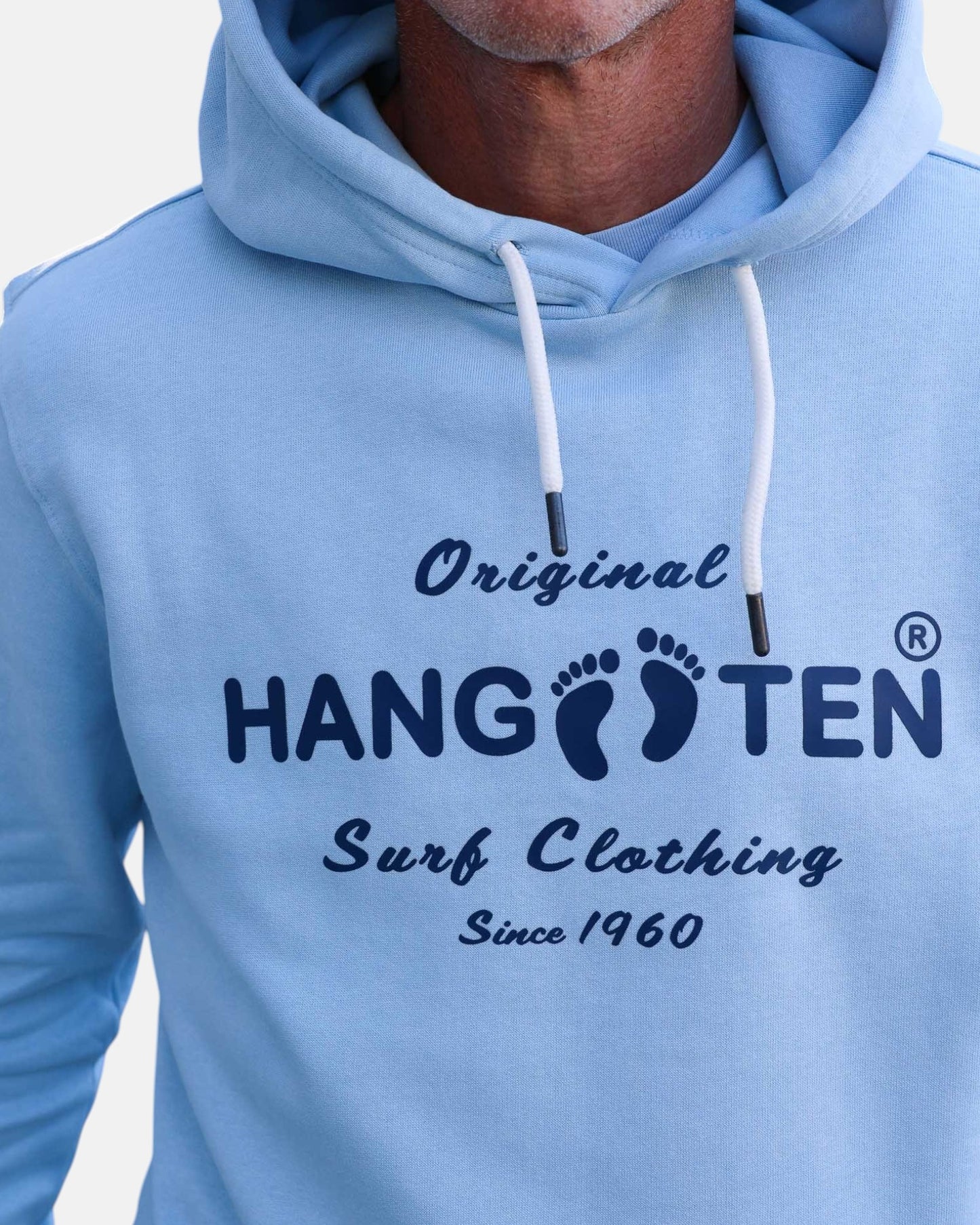 Classic Logo Organic Cotton Hoodie - Powder Blue