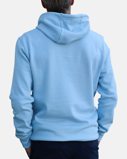 Classic Logo Organic Cotton Hoodie - Powder Blue