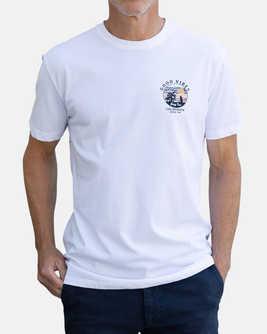 Good Vibes Organic Cotton T-shirt - White