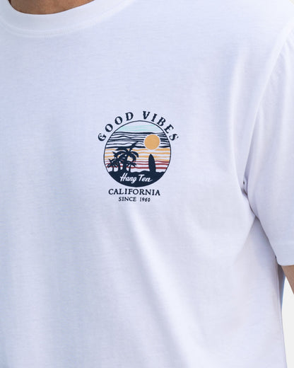 Good Vibes Organic Cotton T-shirt - White