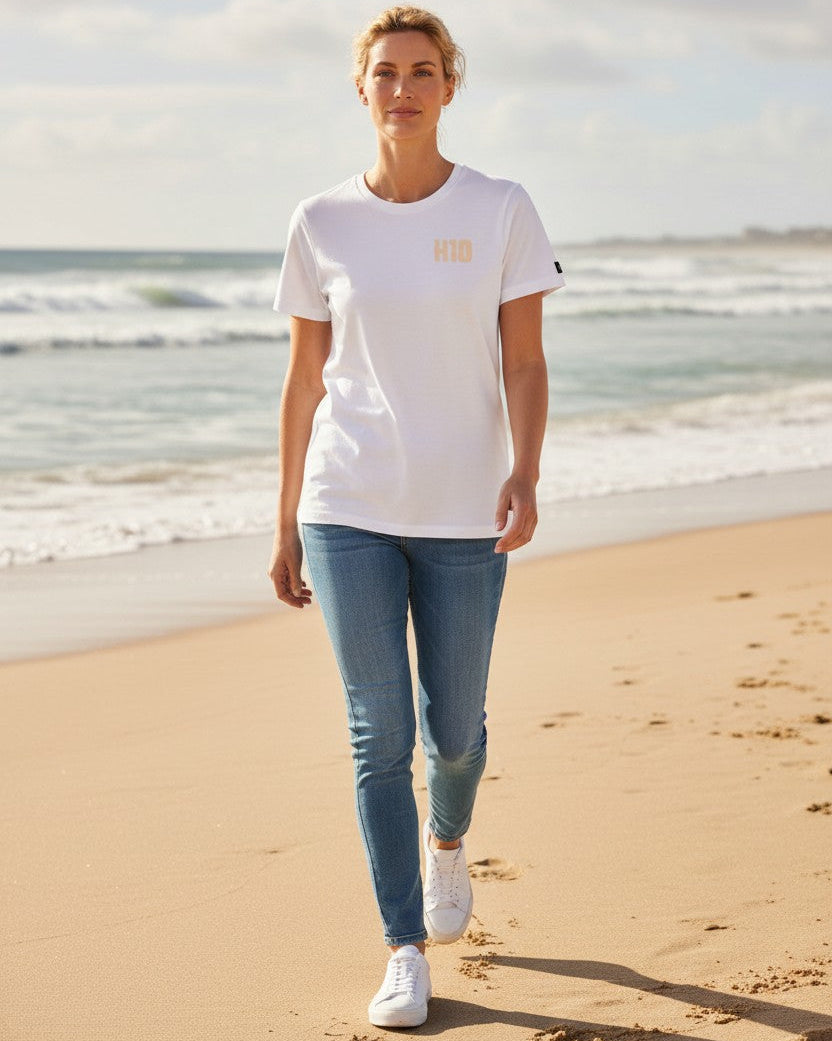 HT10 Oceanside T-shirt - White W