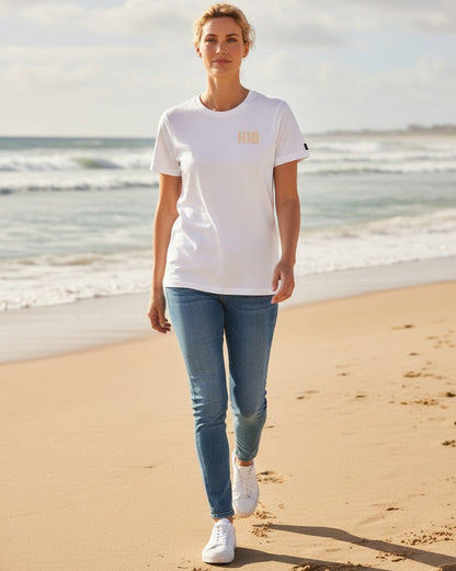 HT10 Oceanside T-shirt - White W