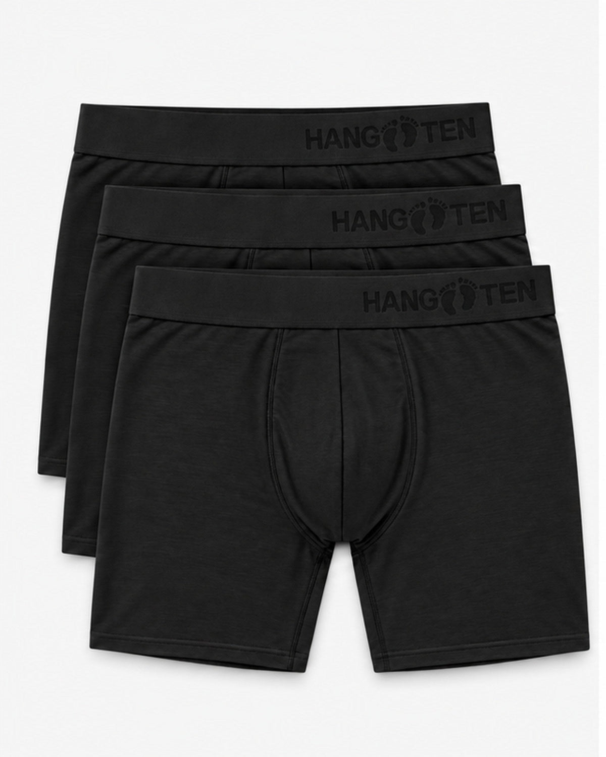 Hang Ten Bamboo Boxers Black 3-pack
