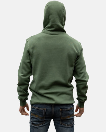 Cross Board Retro Organic Cotton Hoodie - Laurel Wreath
