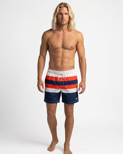 Heritage Stripe Swim Shorts