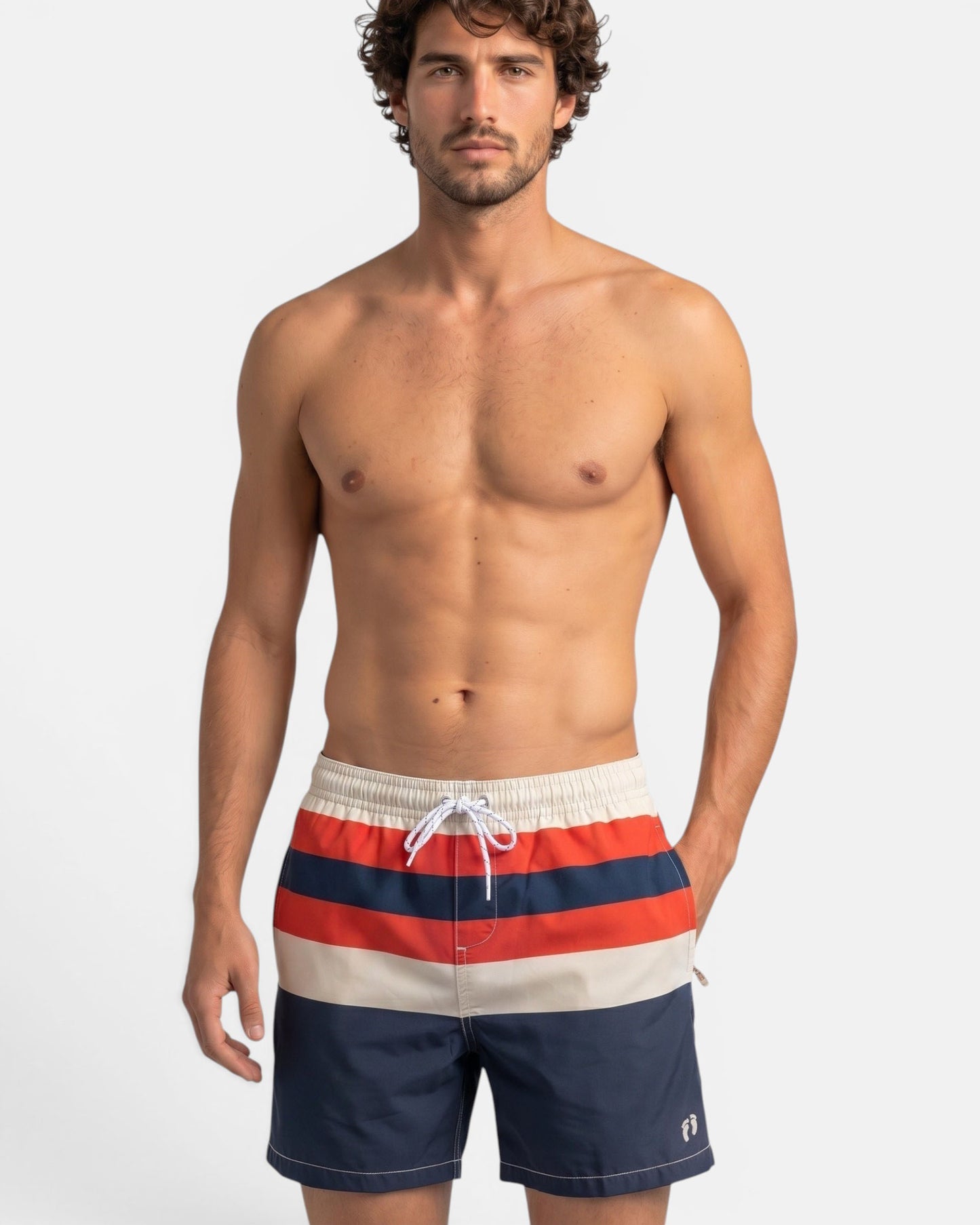 Heritage stribede badeshorts