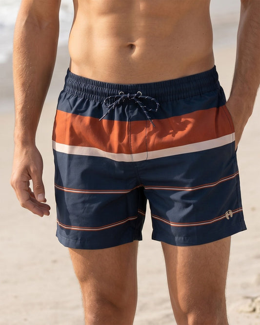Riptide Stripe Swim Shorts