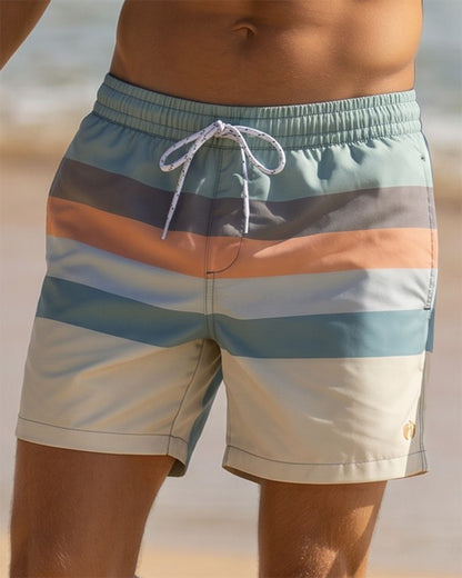 Sandbar Stripe Swim Shorts
