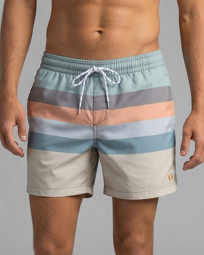 Sandbar Stripe Swim Shorts