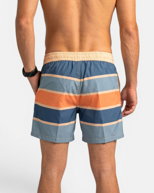 Sunset Stripe Swim Shorts