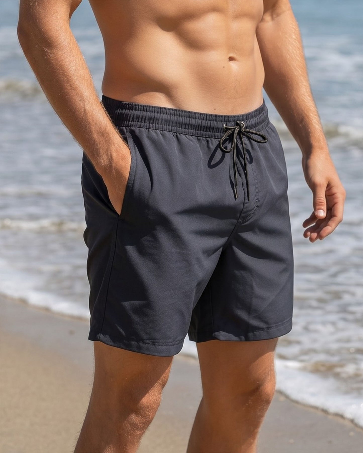Hybrid Swim Shorts - Black