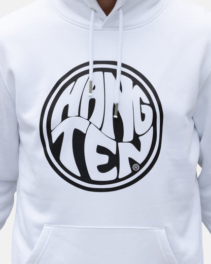 Hang Ten Surfer Hoodie - White